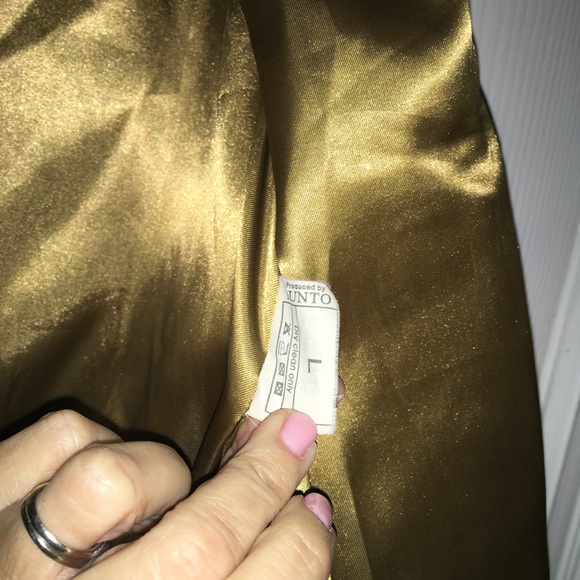 Vintage Sharagano Paris gold leather jacket - Picture 7 of 7